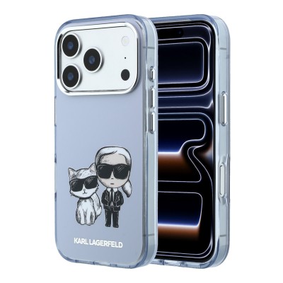 Funda Karl Lagerfeld MagSafe IML Sketch iPhone 18 Pro Max/17 Pro Max Azul Claro